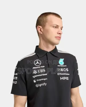 Team Amg-Mercedes Black Polo 2026 Jersey