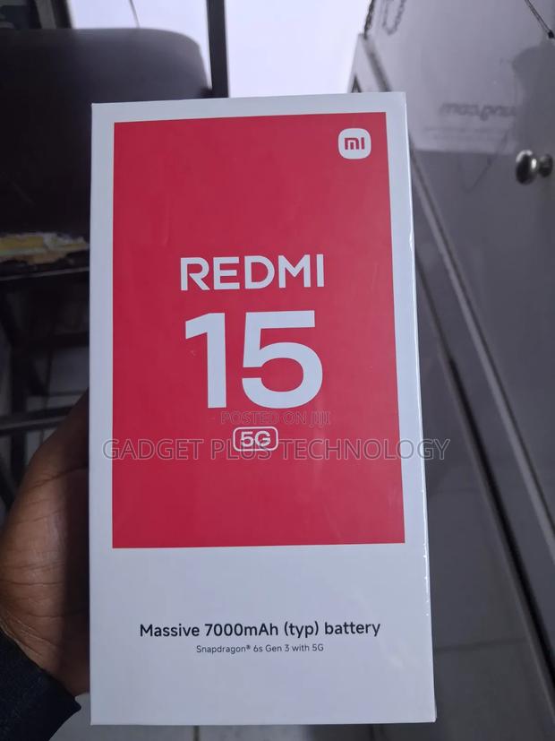 New Xiaomi Redmi 15 256 GB Black