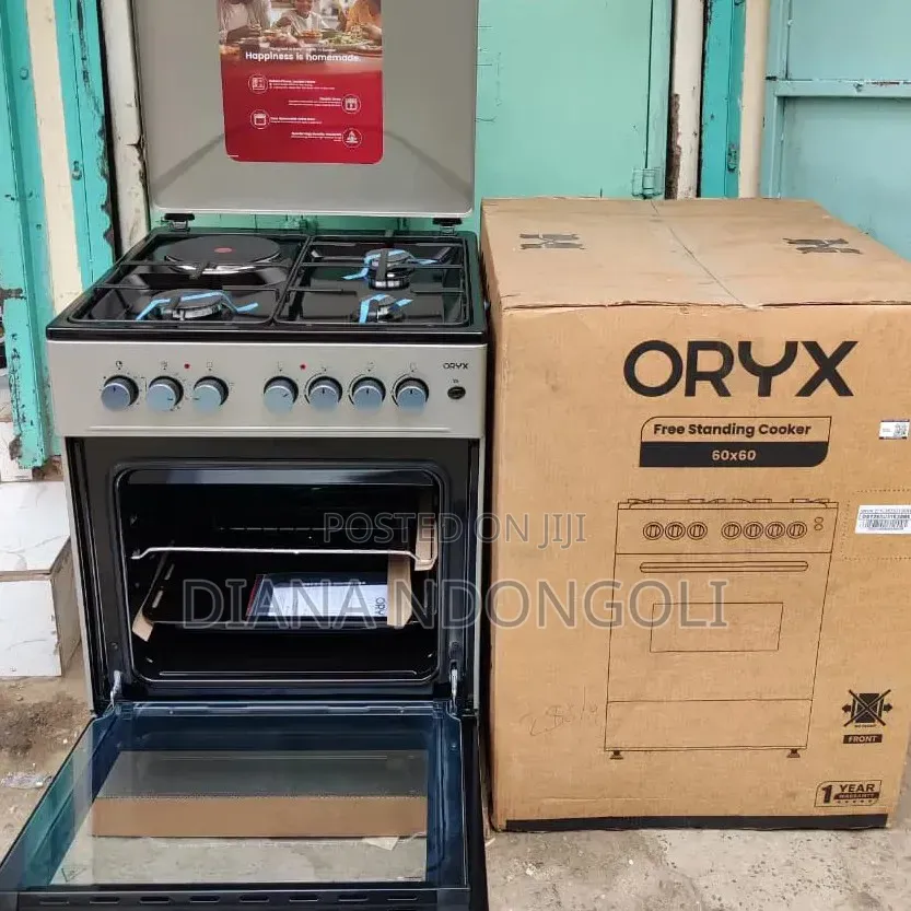 New in *Oryx Standing Cooker 60x60cm 3+1