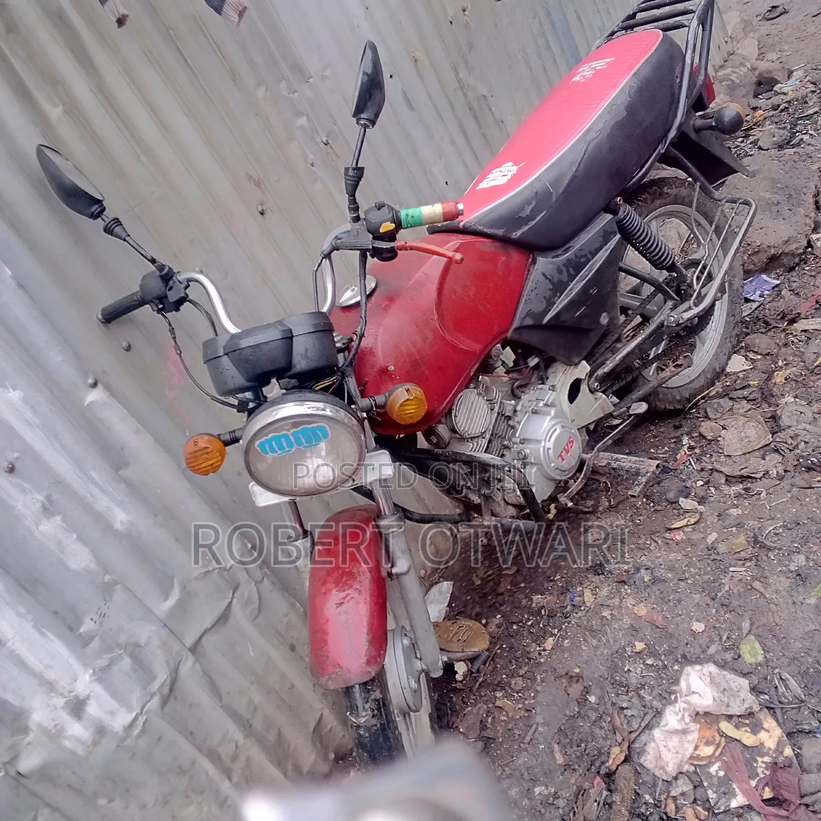 TVS XL 100 2022 Red