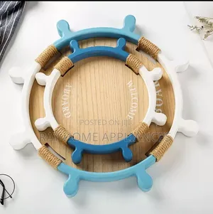 2 in 1 Decorative Sailor Themed Tray. Round in Shape