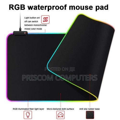 Mouse Pad Keyboard Mat Large RGB Backlit 31.5" X 12" Gaming Mouse Pad