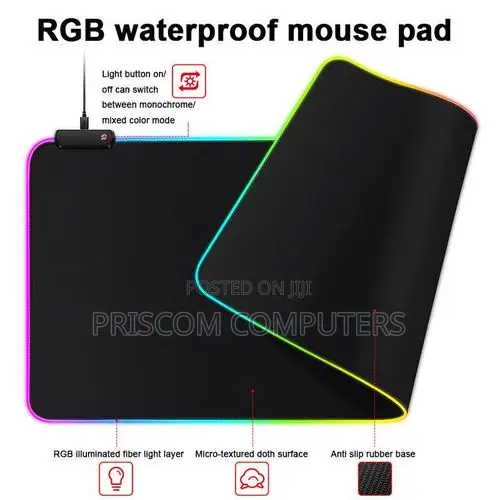 Mouse Pad Keyboard Mat Large RGB Backlit 31.5" X 12" Gaming Mouse Pad