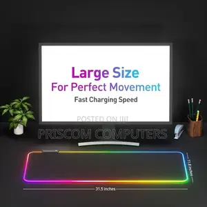 Mouse Pad Keyboard Mat Large RGB Backlit 31.5" X 12" Gaming Mouse Pad