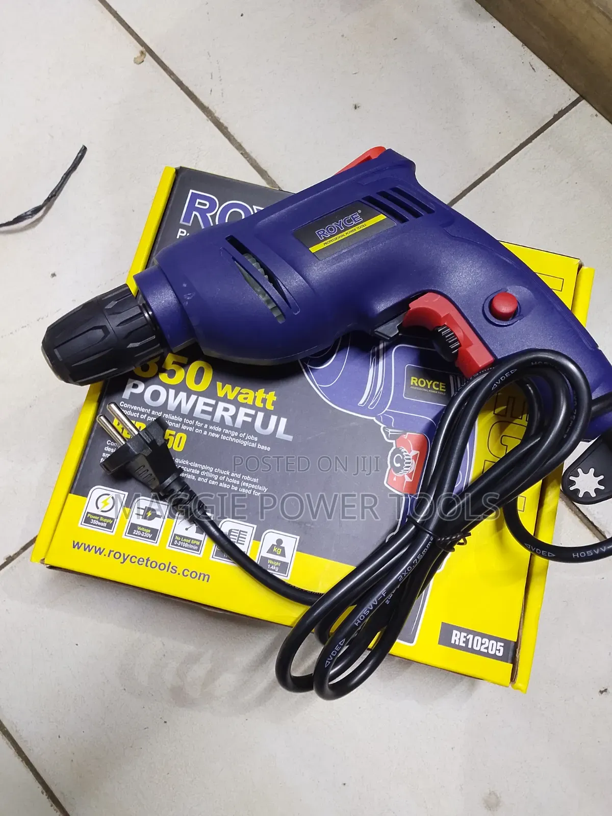 Approved and Heavy Duty Royce Electric Drill/ 220-230v Electric Drill