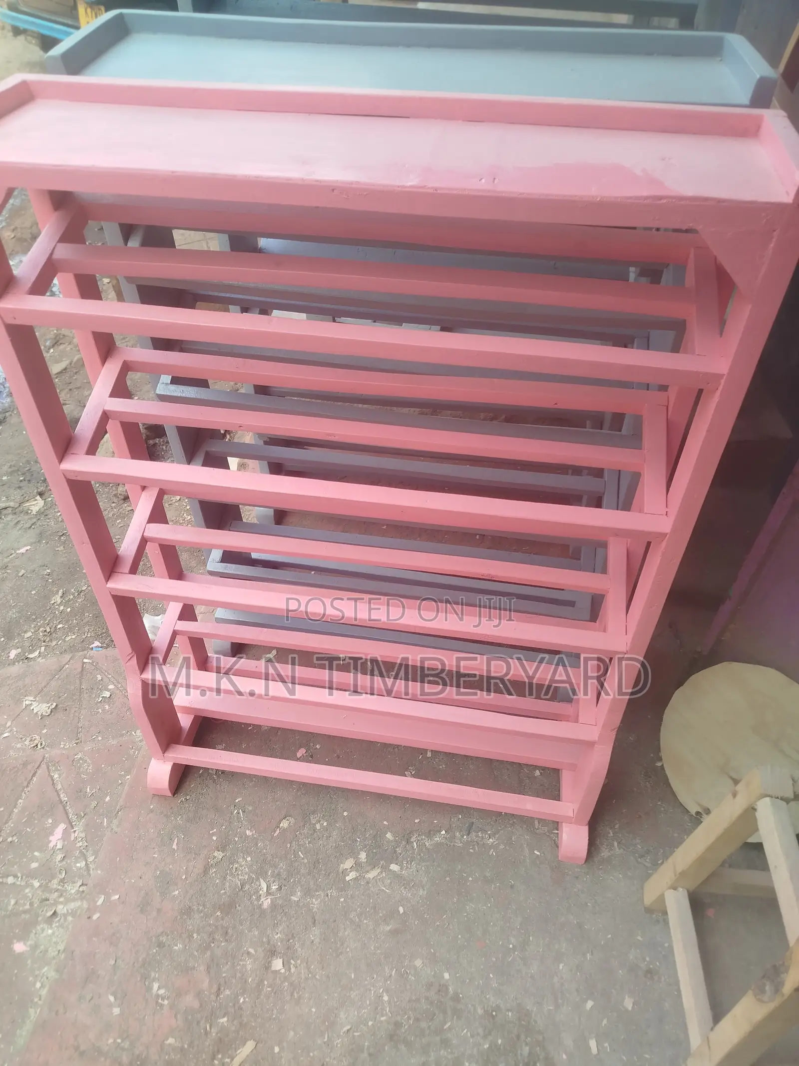 Pink Shoe Rack