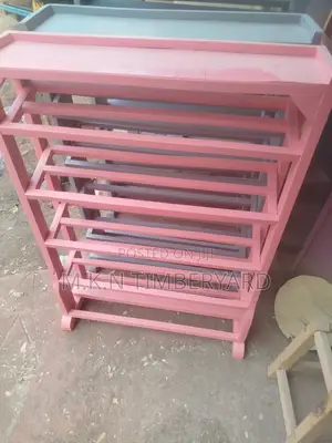 Pink Shoe Rack