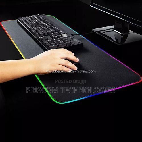 RGB Gaming Mouse Pad Large Led Mousepad 11 Lighting - thumbnail 2