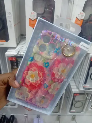 iPhone 12 Pro Max Floral-Patterned Pink Cover
