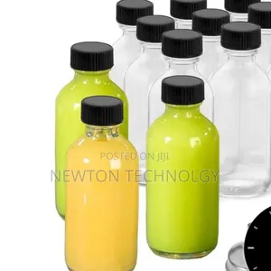 *Set of 5 Gingershots Glass Bottles Material:Capacity: 60ml