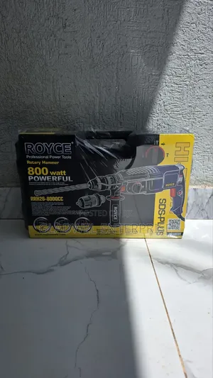 Royce Electric Rotary Hammer Drill With Bits 800watts