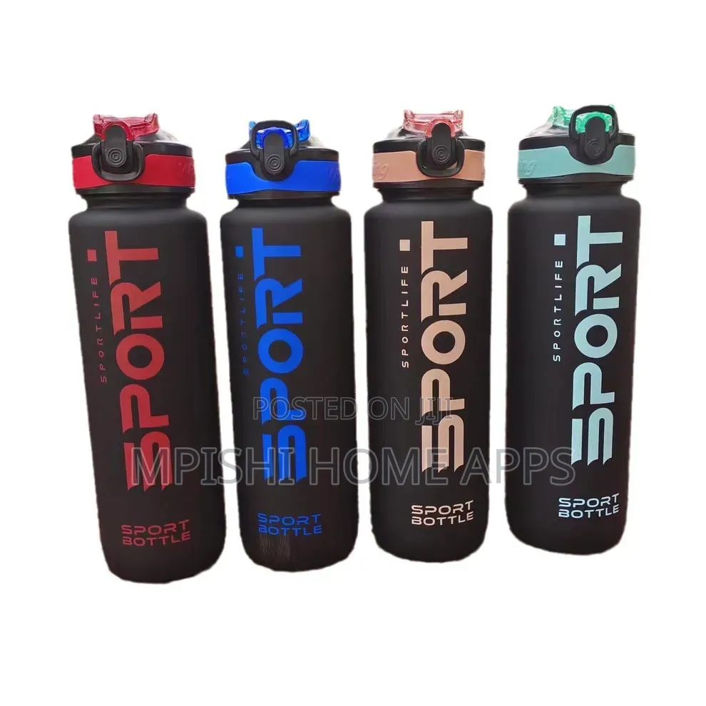 Sports Water Bottle With Time Marker 1000ml