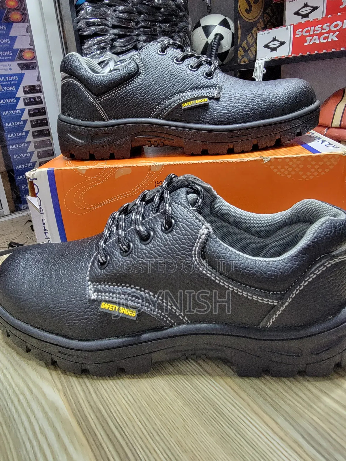 Black Safety Boot
