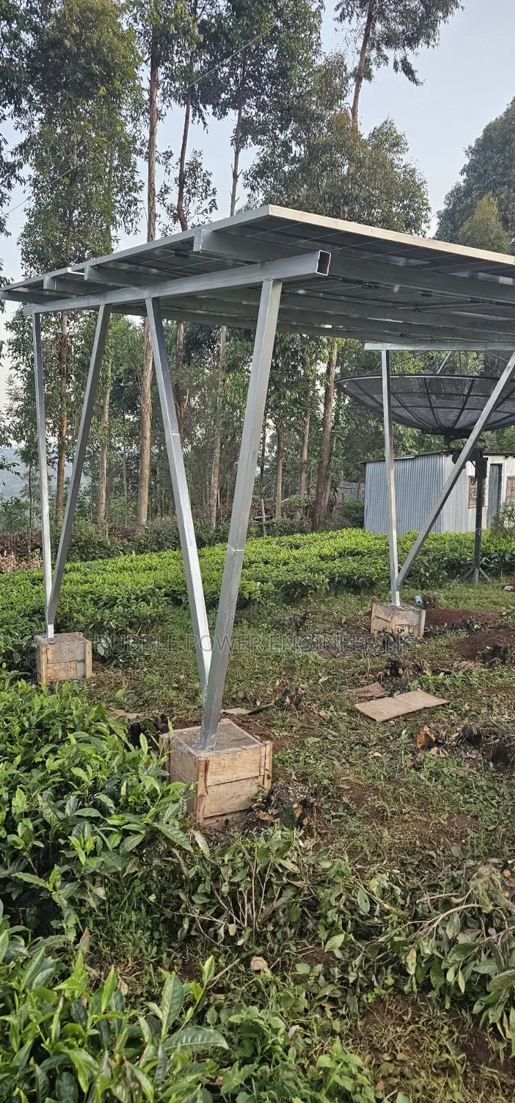 Ground Mount Solar Structure Installations