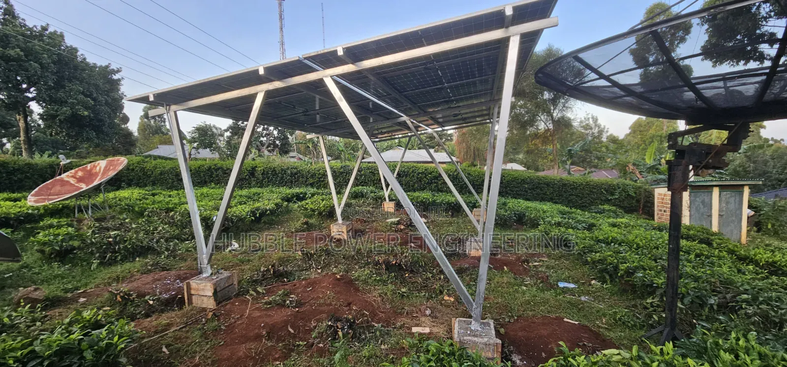 Ground Mount Solar Structure Installations