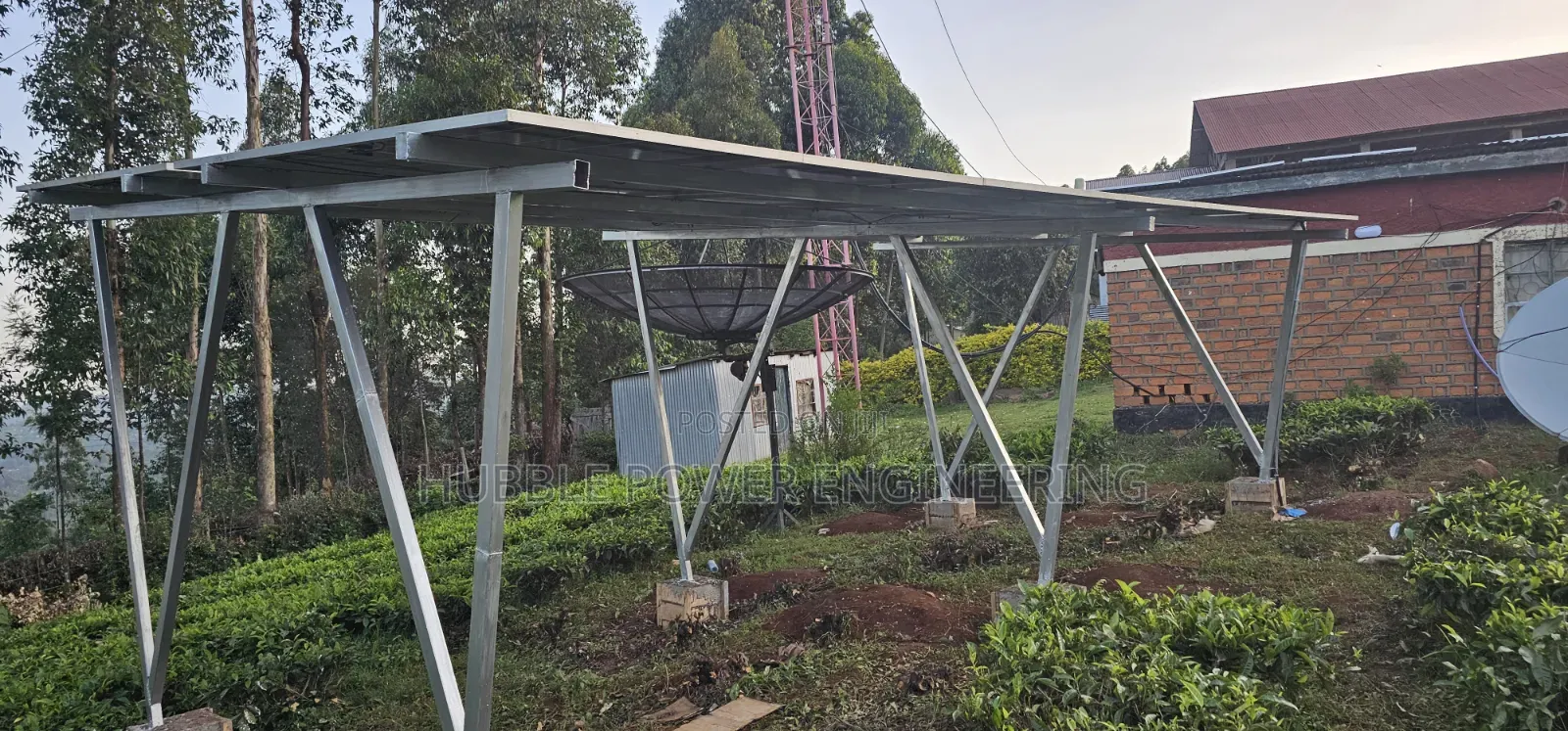 Ground Mount Solar Structure Installations