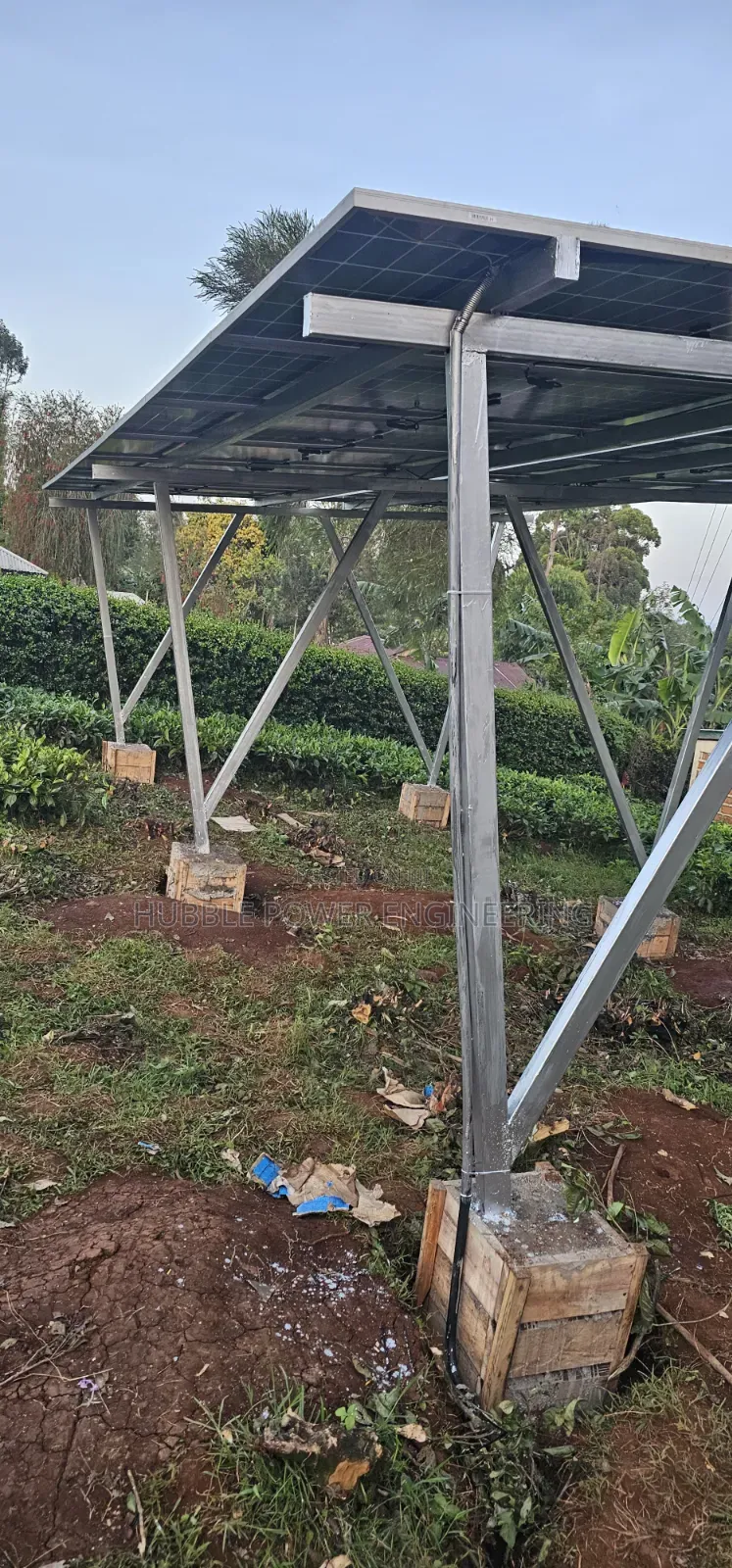 Ground Mount Solar Structure Installations