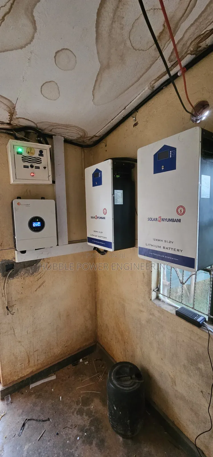 24kwh Lithium Battery Storage Installation, Hybrid System