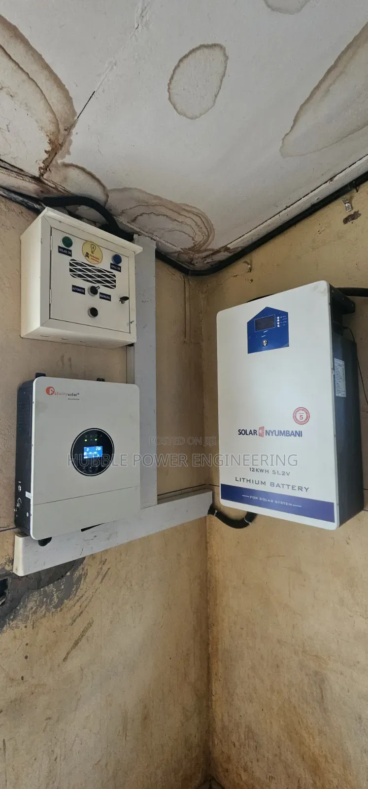 24kwh Lithium Battery Storage Installation, Hybrid System