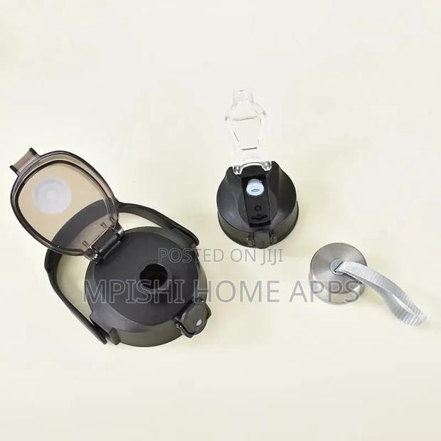 3pcs Water Bottle With Two Straws-Black Matte - thumbnail 10
