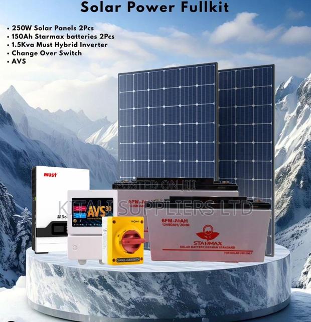 500w Solar Power Fullkit