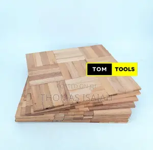 2.0 Square Meters Mahogany Parquet Flooring 46cm X 46cm X 10pcs