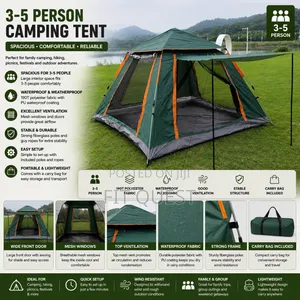 Waterproof Family Camping Tent 3-5 Person Shelter