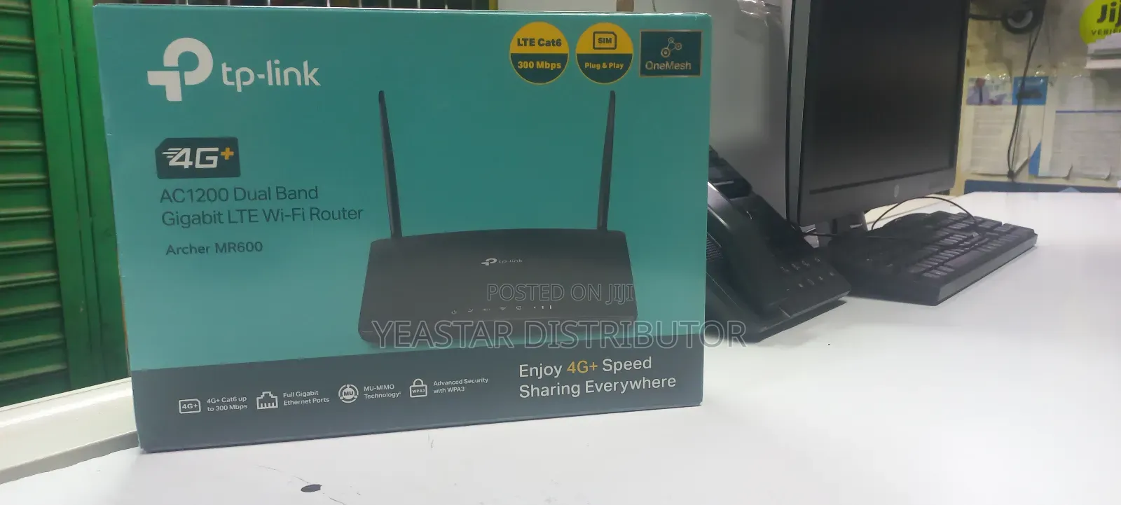 Tp-Link Archer Mr600 Ac1200 Dual Band Gigabit 4g+ Lte Wireless Router