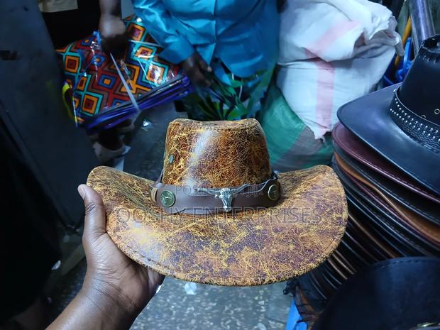 Cowboy Leather Caps - thumbnail 10
