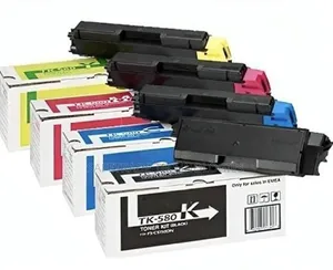 Genuine Kyocera Tk-580 Black and Color Toner Cartridge