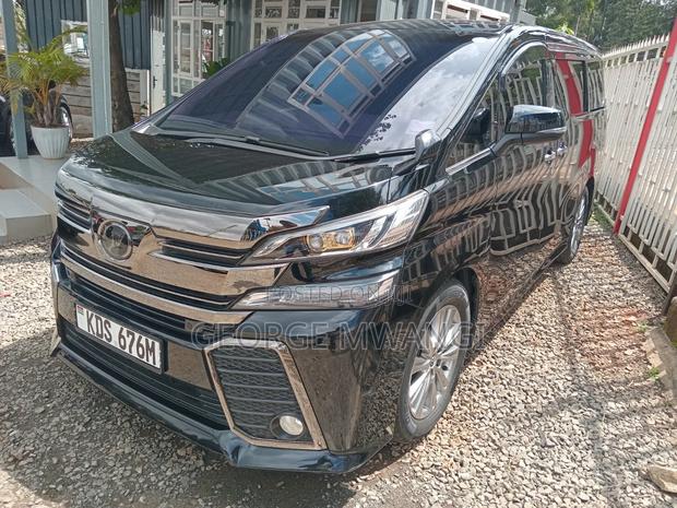 Toyota Vellfire 2018 Black - thumbnail 2
