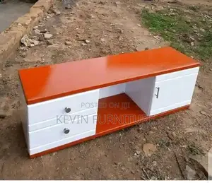 Brown/White Tv Stand