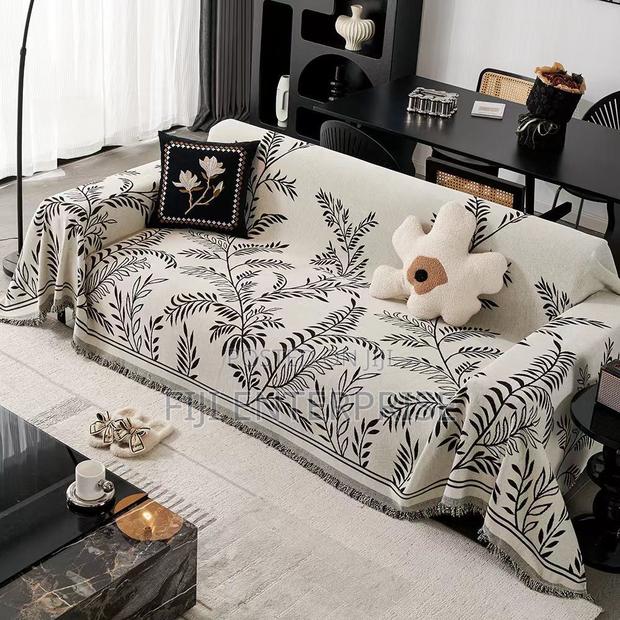 Reversible Chenille Cotton Sofa Cover– Anti-Scratch | Premium Fabric