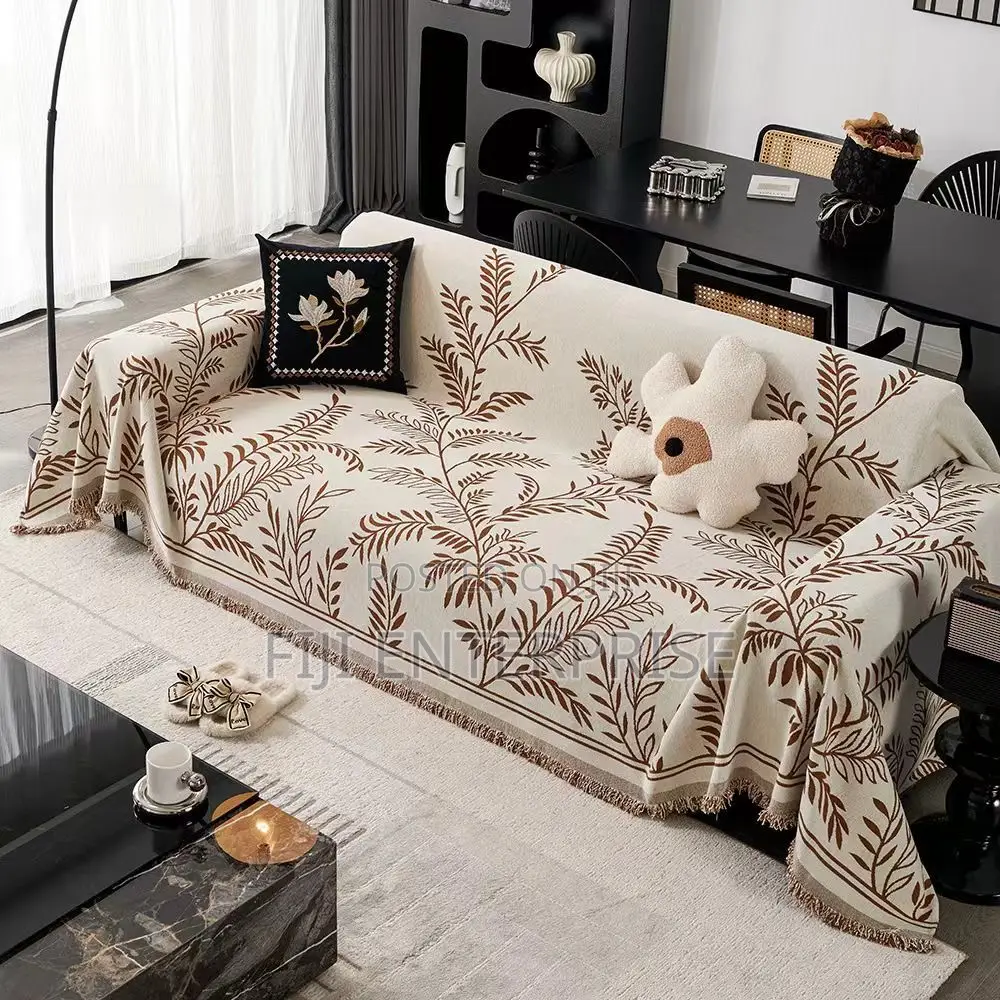 Reversible Chenille Cotton Sofa Cover– Anti-Scratch | Premium Fabric