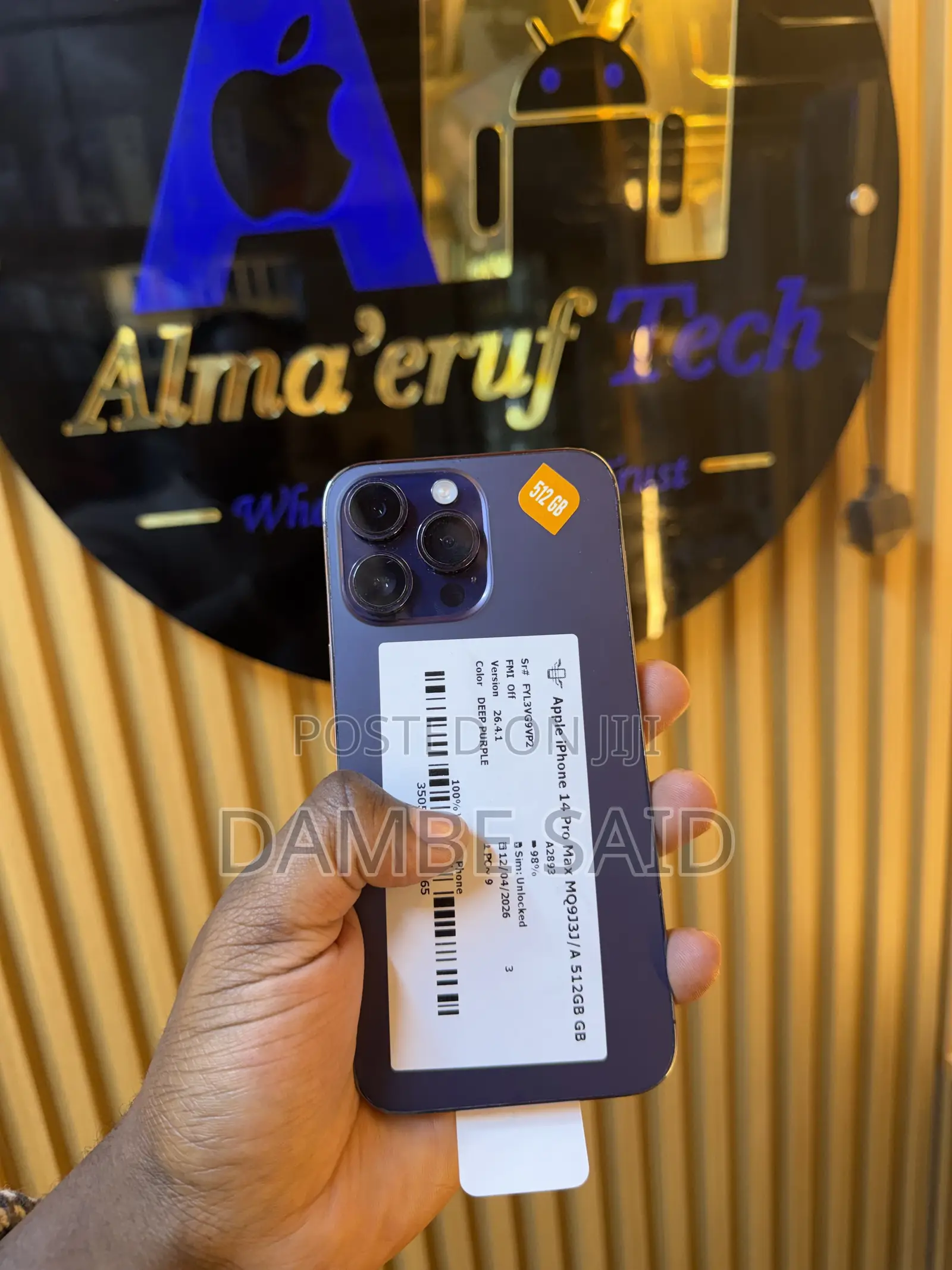 Apple iPhone 14 Pro Max 512 GB Purple