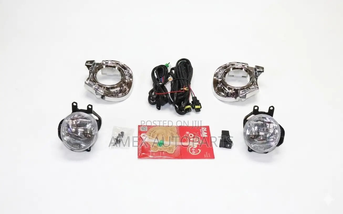 Fog Lamp Kit Toyota Axio Fielder 165 2015 - 2017 Chrome Cover