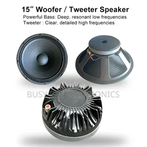 Twin JBL 15"+Amplifier+Mixer + Free Cables