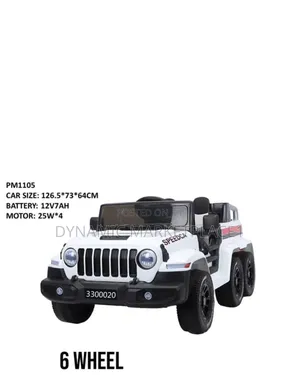 6 Wheels Rechargeable Kids Electric Cars
