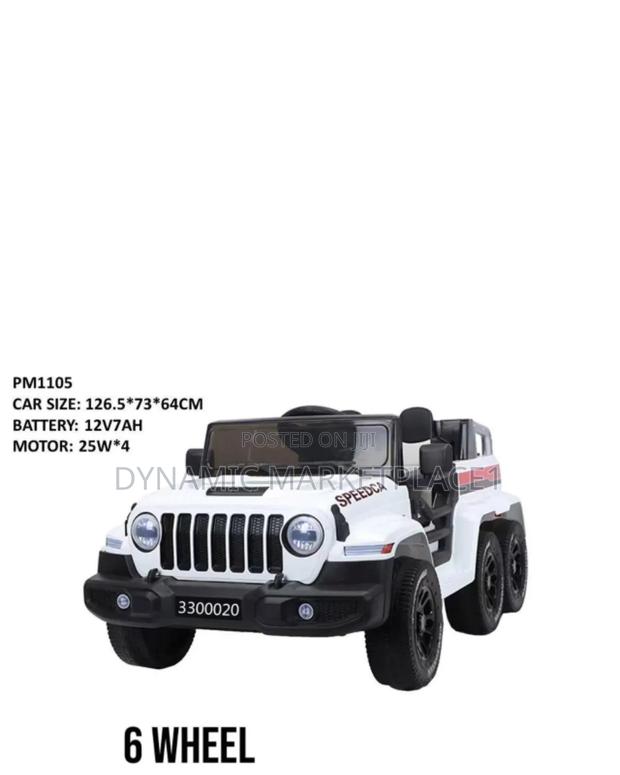 6 Wheels Rechargeable Kids Electric Cars
