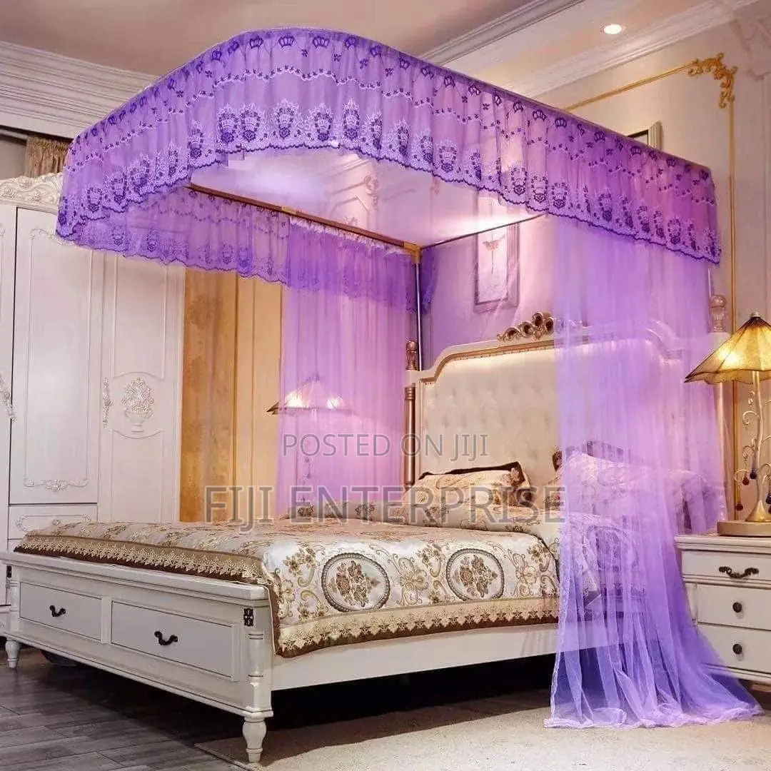 Two-Stand Rail Mosquito Net With Sliding Rails – | Premium Quality