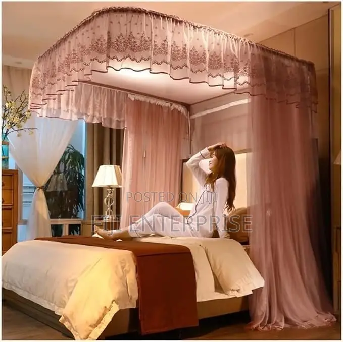 Two-Stand Rail Mosquito Net With Sliding Rails – | Premium Quality