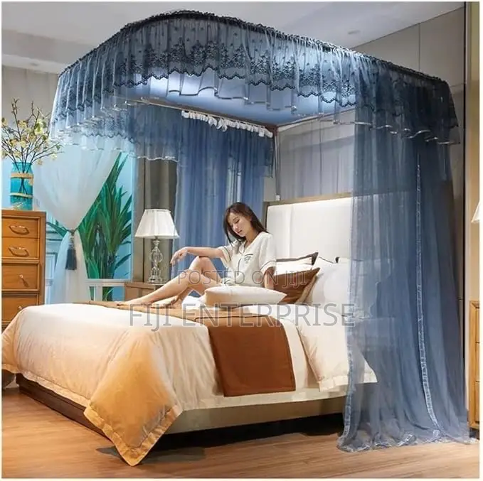 Two-Stand Rail Mosquito Net With Sliding Rails – | Premium Quality