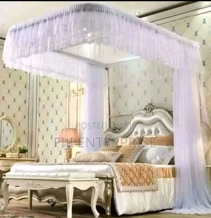 Two-Stand Rail Mosquito Net With Sliding Rails – | Premium Quality