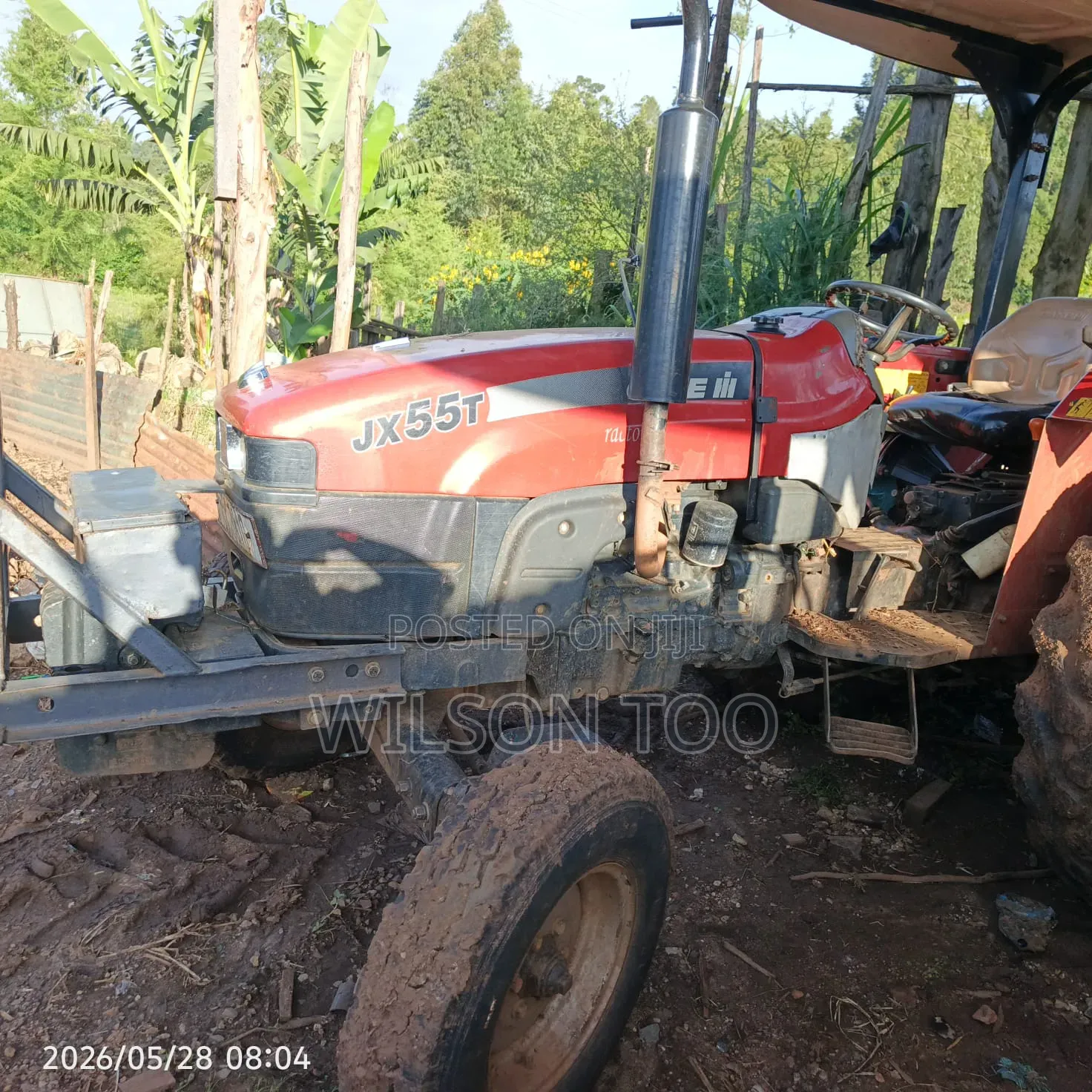 Jx 55 Tractor With Plough