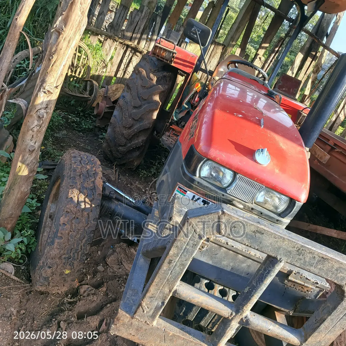 Jx 55 Tractor With Plough
