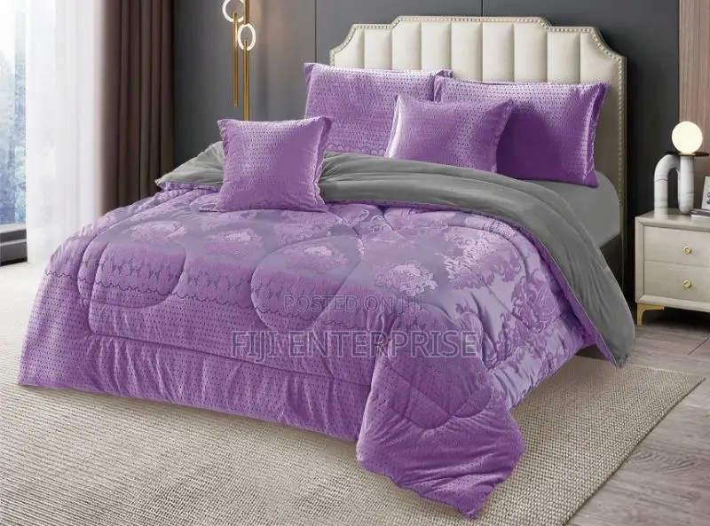 Luxury Silk Velvet Fleece Duvet Set 6-Piece