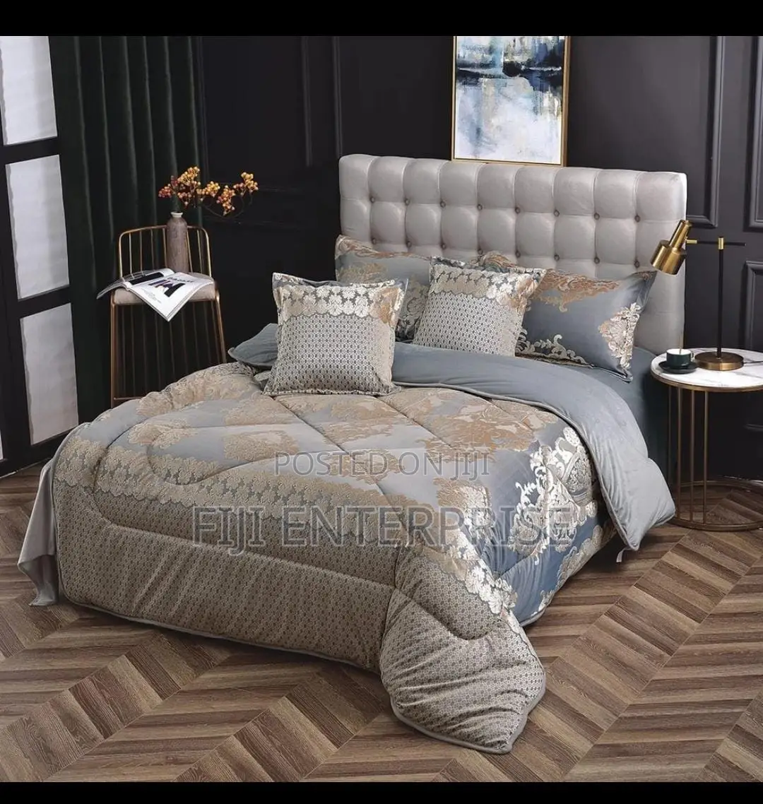Luxury Silk Velvet Fleece Duvet Set 6-Piece