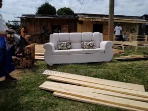 White 3 Seater Sofa