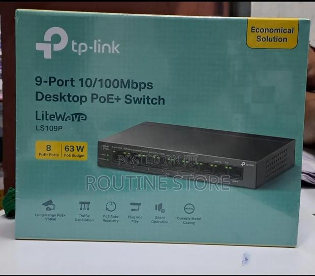 Tplink Desktop Poe Switch Ls109p