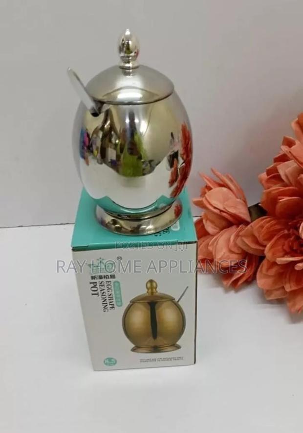 Egg Shaped Kitchen Spice Seasoning Dish/ Dining Sugar Dish